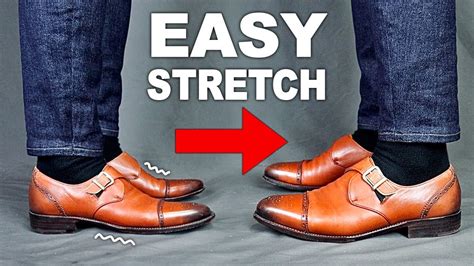 do fake leather shoes stretch|best way to stretch shoes.